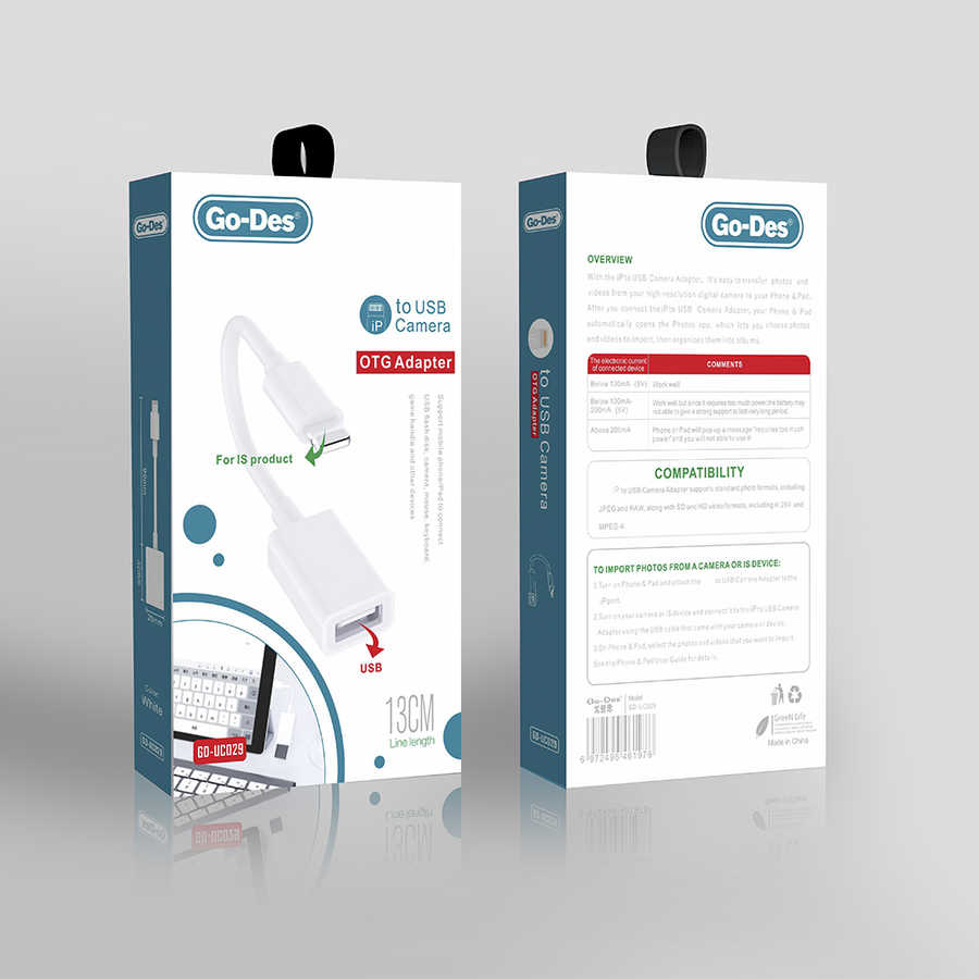 Go Des GD-UC029 Lightning To Usb Camera Adaptör