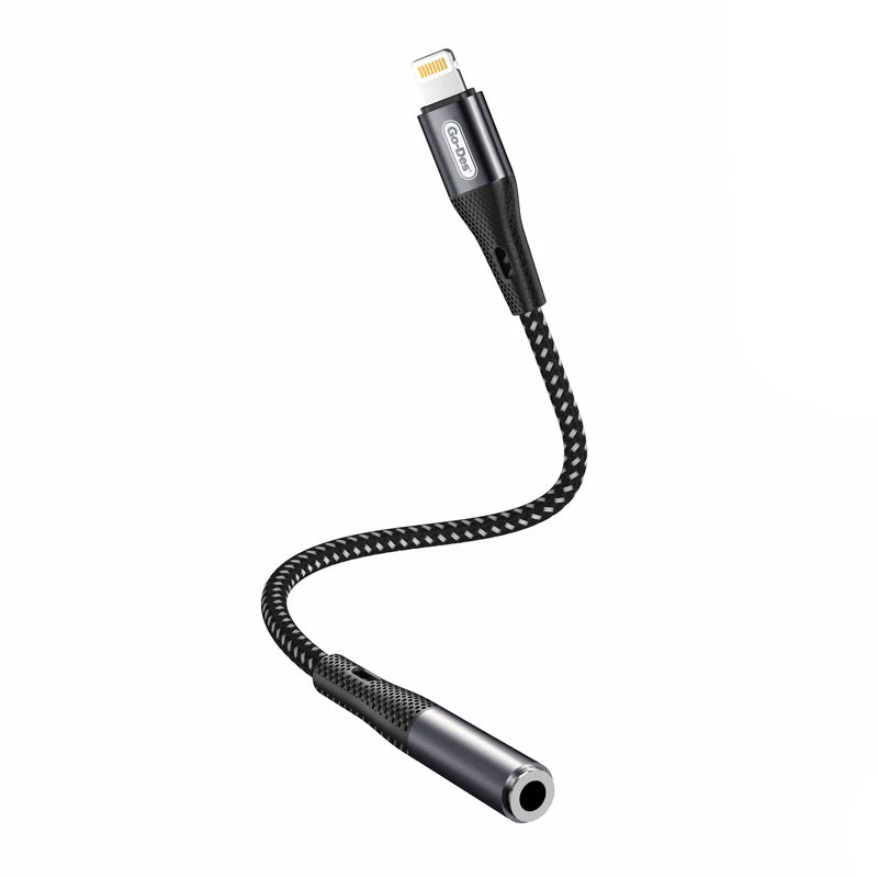 Go Des GD-UC166 Lightning to 3.5mm Aux Çevirici Örgülü Ses Adaptörü