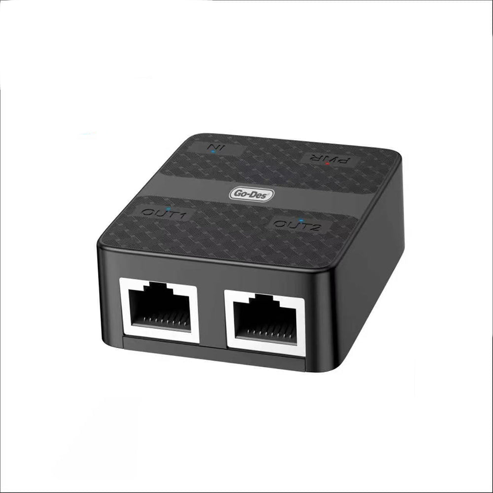 Go-Des GD-WPS012 2in1 Ethernet Çoğaltıcı 1000Mbps