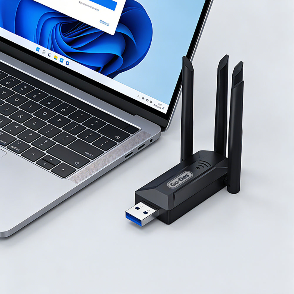 Go-Des GD-WPS017 Wi-Fi USB Adaptörü 1200Mbps