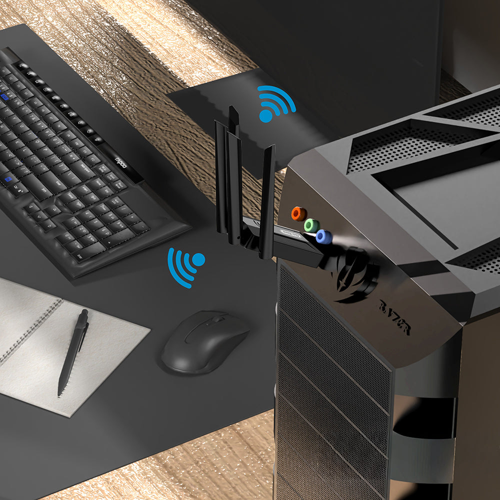 Go-Des GD-WPS017 Wi-Fi USB Adaptörü 1200Mbps