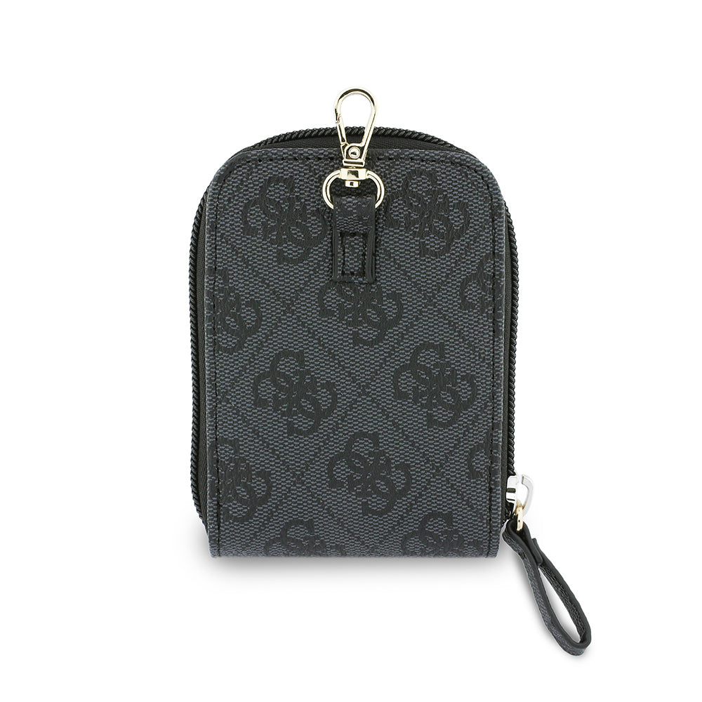 Guess Orijinal Lisanslı 4G Desenli Büyük Metal Logolu Omuz Askılı Purse El Çantası