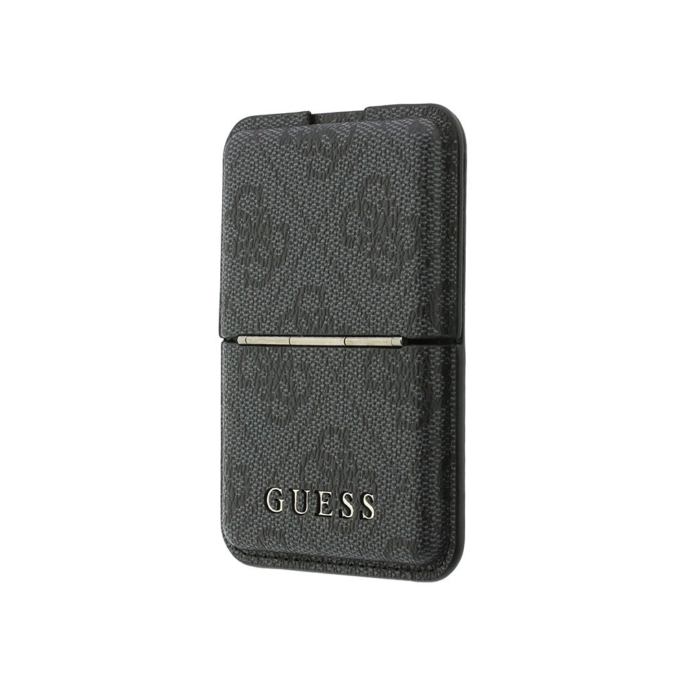Guess Orijinal Lisanslı 4G Desenli Yazı Logolu Pop-up Magnetik Standlı PU Kartlık