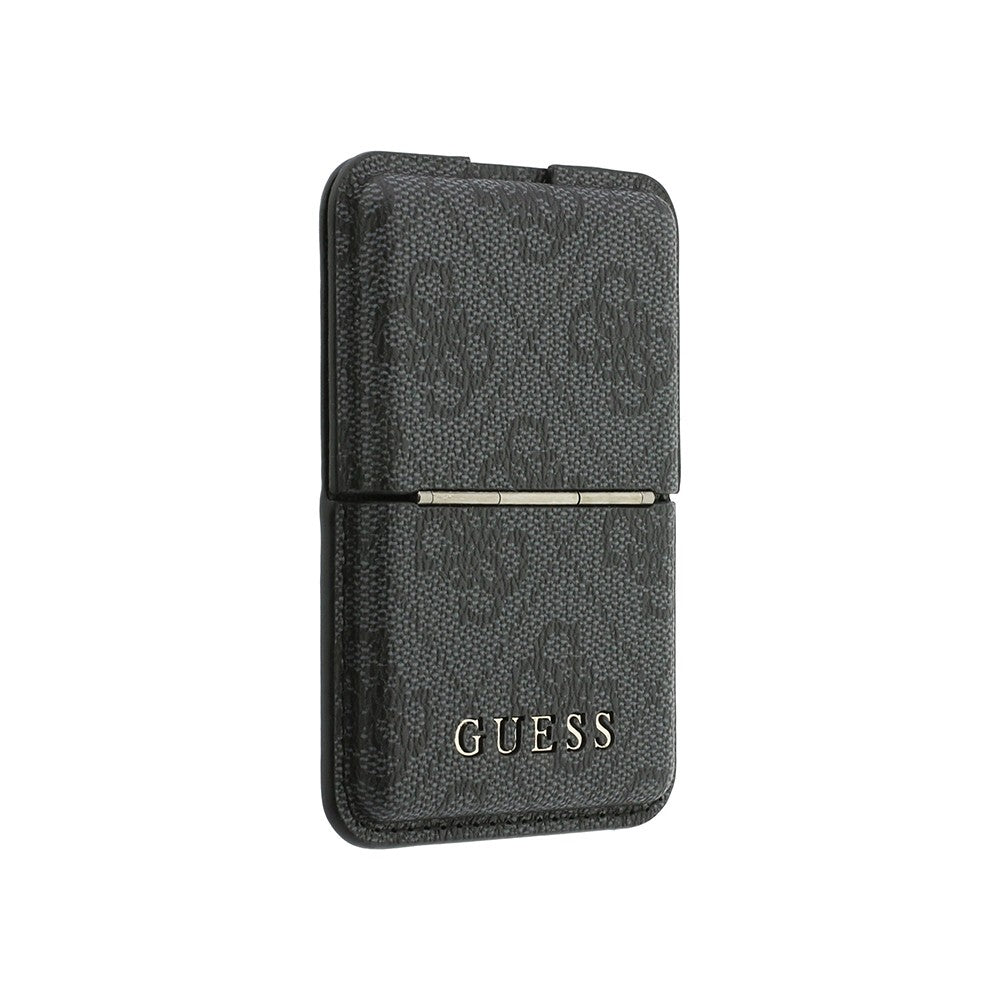 Guess Orijinal Lisanslı 4G Desenli Yazı Logolu Pop-up Magnetik Standlı PU Kartlık