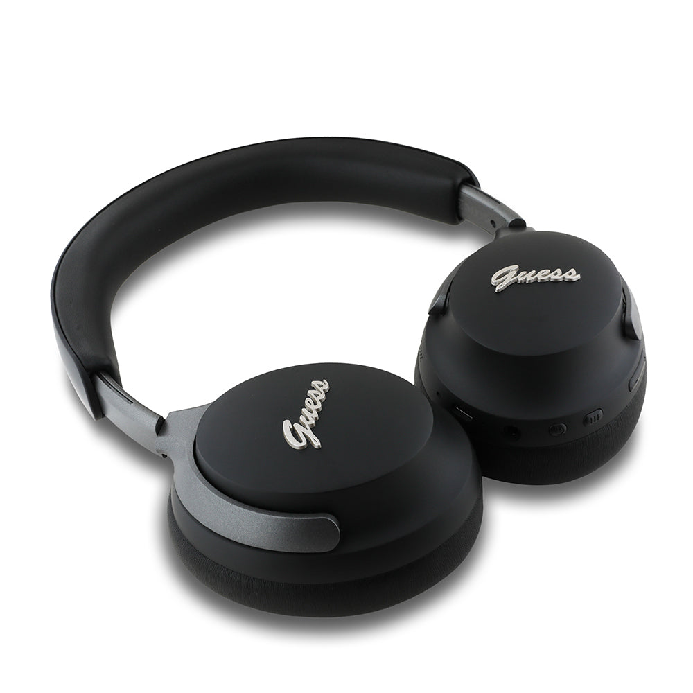 Guess Orijinal Lisanslı ANC/ENC Özellikli Metal Yazı Logolu Script Serisi Kulak Üstü Bluetooth Kulaklık v5.4