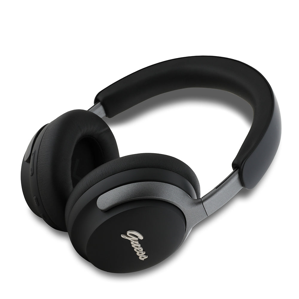 Guess Orijinal Lisanslı ANC/ENC Özellikli Metal Yazı Logolu Script Serisi Kulak Üstü Bluetooth Kulaklık v5.4
