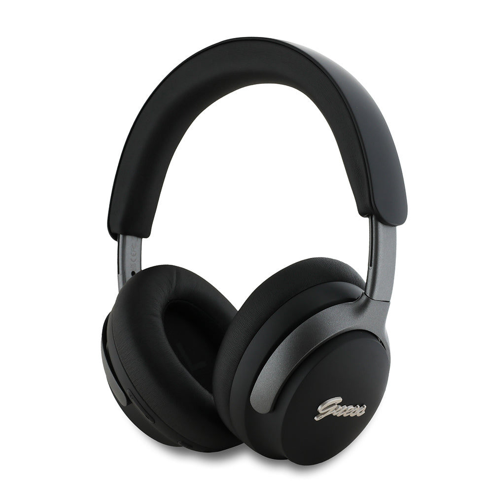 Guess Orijinal Lisanslı ANC/ENC Özellikli Metal Yazı Logolu Script Serisi Kulak Üstü Bluetooth Kulaklık v5.4