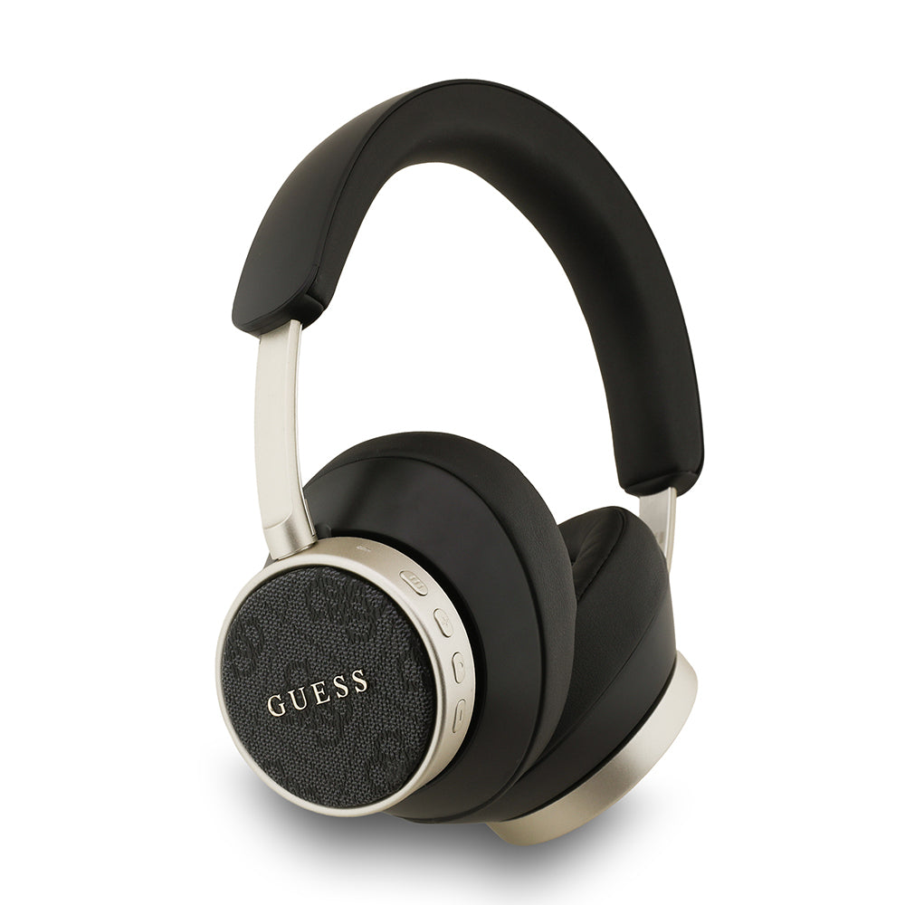 Guess Orijinal Lisanslı Ayarlanabilir 4G Desenli Metal Klasik Logolu Kulak Üstü Bluetooth Kulaklık