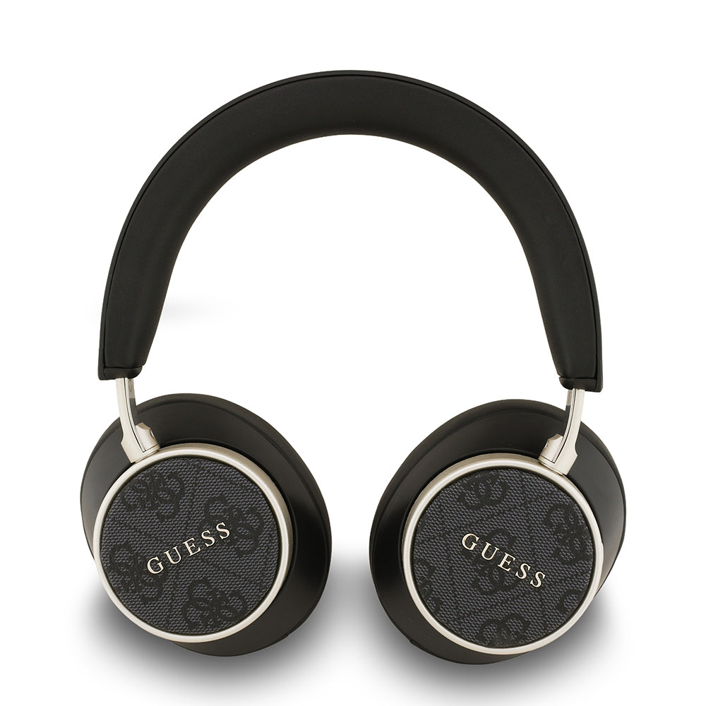 Guess Orijinal Lisanslı Ayarlanabilir 4G Desenli Metal Klasik Logolu Kulak Üstü Bluetooth Kulaklık