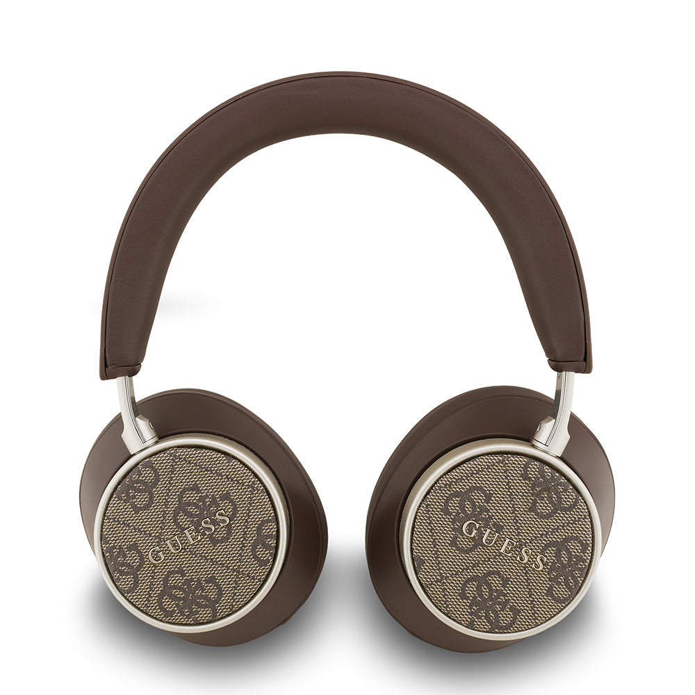 Guess Orijinal Lisanslı Ayarlanabilir 4G Desenli Metal Klasik Logolu Kulak Üstü Bluetooth Kulaklık