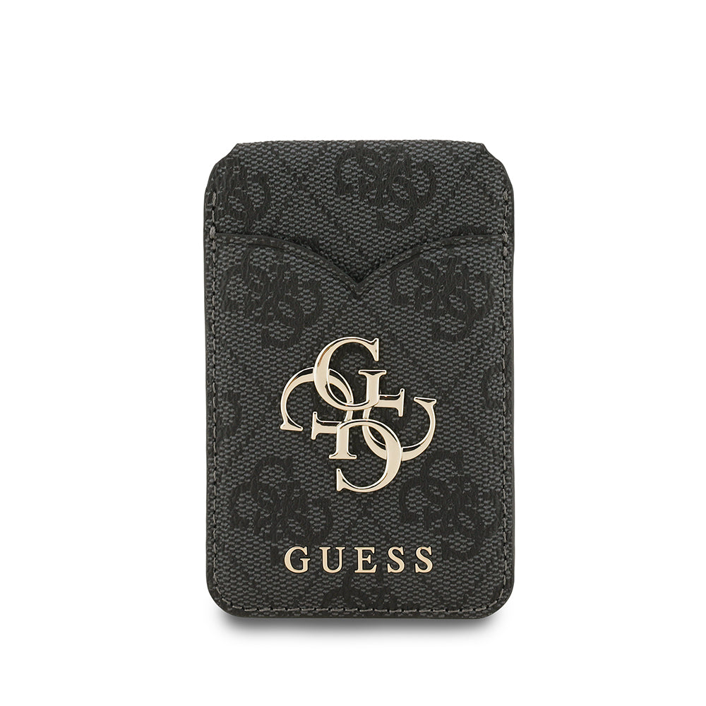 Guess Orijinal Lisanslı Aynalı Metal Büyük 4G Logolu Standlı Magnetik Kartlık