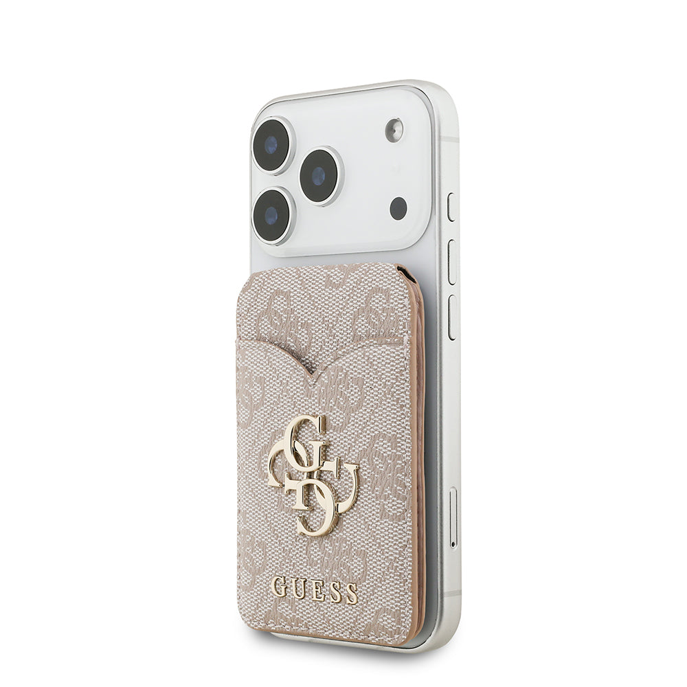 Guess Orijinal Lisanslı Aynalı Metal Büyük 4G Logolu Standlı Magnetik Kartlık
