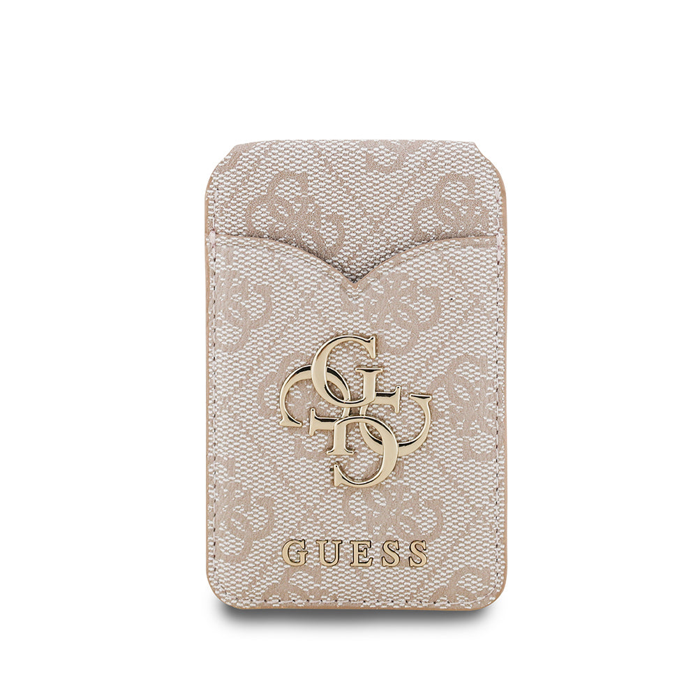 Guess Orijinal Lisanslı Aynalı Metal Büyük 4G Logolu Standlı Magnetik Kartlık