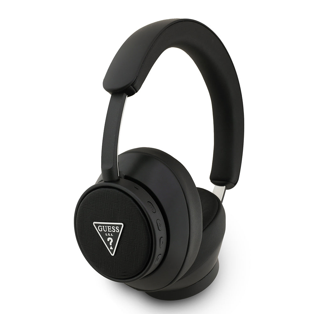 Guess Orijinal Lisanslı ENC Üçgen Logolu Saffiano Kulak Üstü Bluetooth Kulaklık