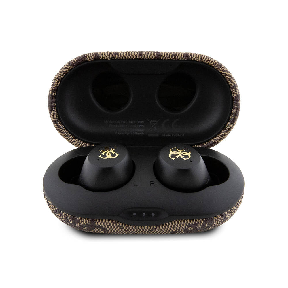 Guess Orijinal Lisanslı Klasik Metal Yazı Logolu TWS Kulak İçi Bluetooth Kulaklık