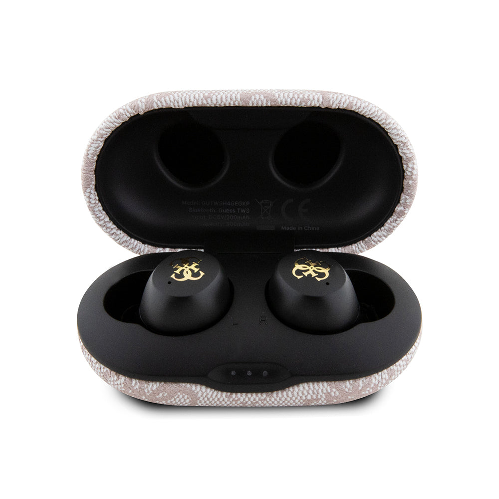 Guess Orijinal Lisanslı Klasik Metal Yazı Logolu TWS Kulak İçi Bluetooth Kulaklık