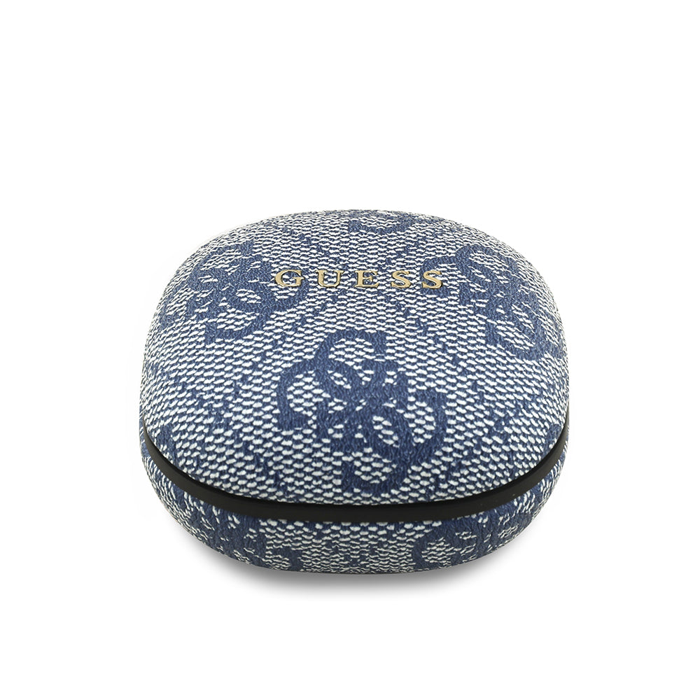 Guess Orijinal Lisanslı PU 4G Desenli Klasik Metal Yazı Logolu TWS Kulak İçi Bluetooth Kulaklık