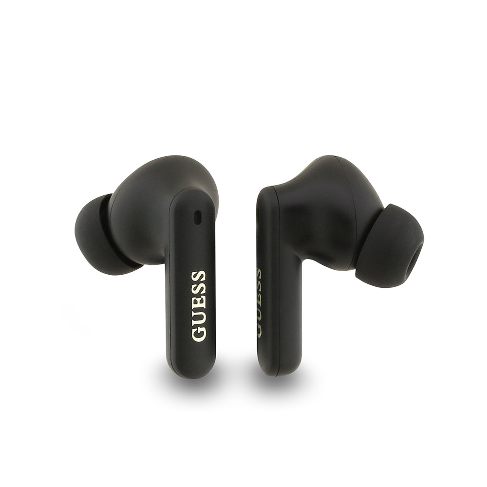 Guess Orijinal Lisanslı PU 4G Desenli Klasik Metal Yazı Logolu TWS Kulak İçi Bluetooth Kulaklık