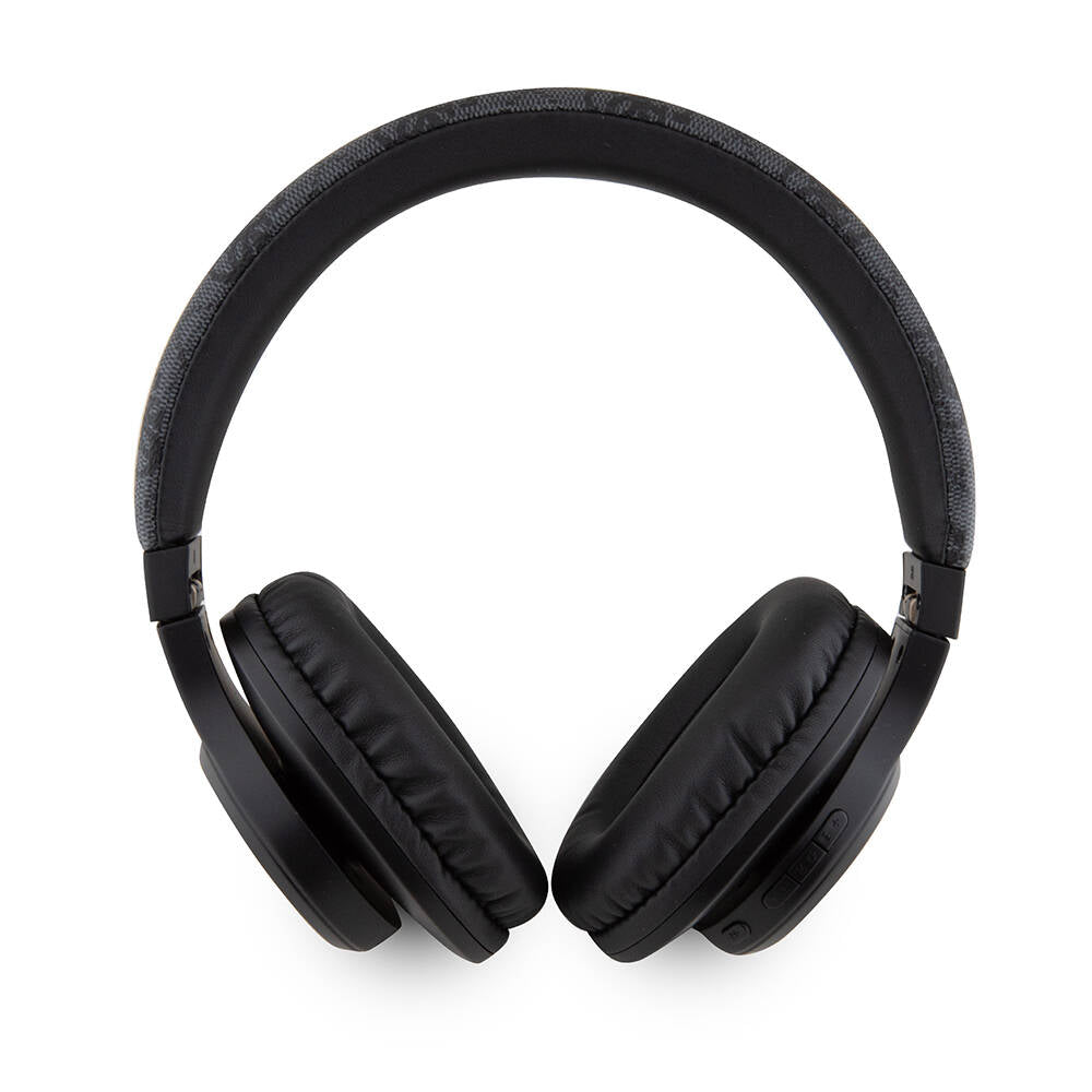 Guess Orijinal Lisanslı PU 4G Desenli Metal Yazı Logolu Tone On Tone Kulak Üstü Bluetooth Kulaklık