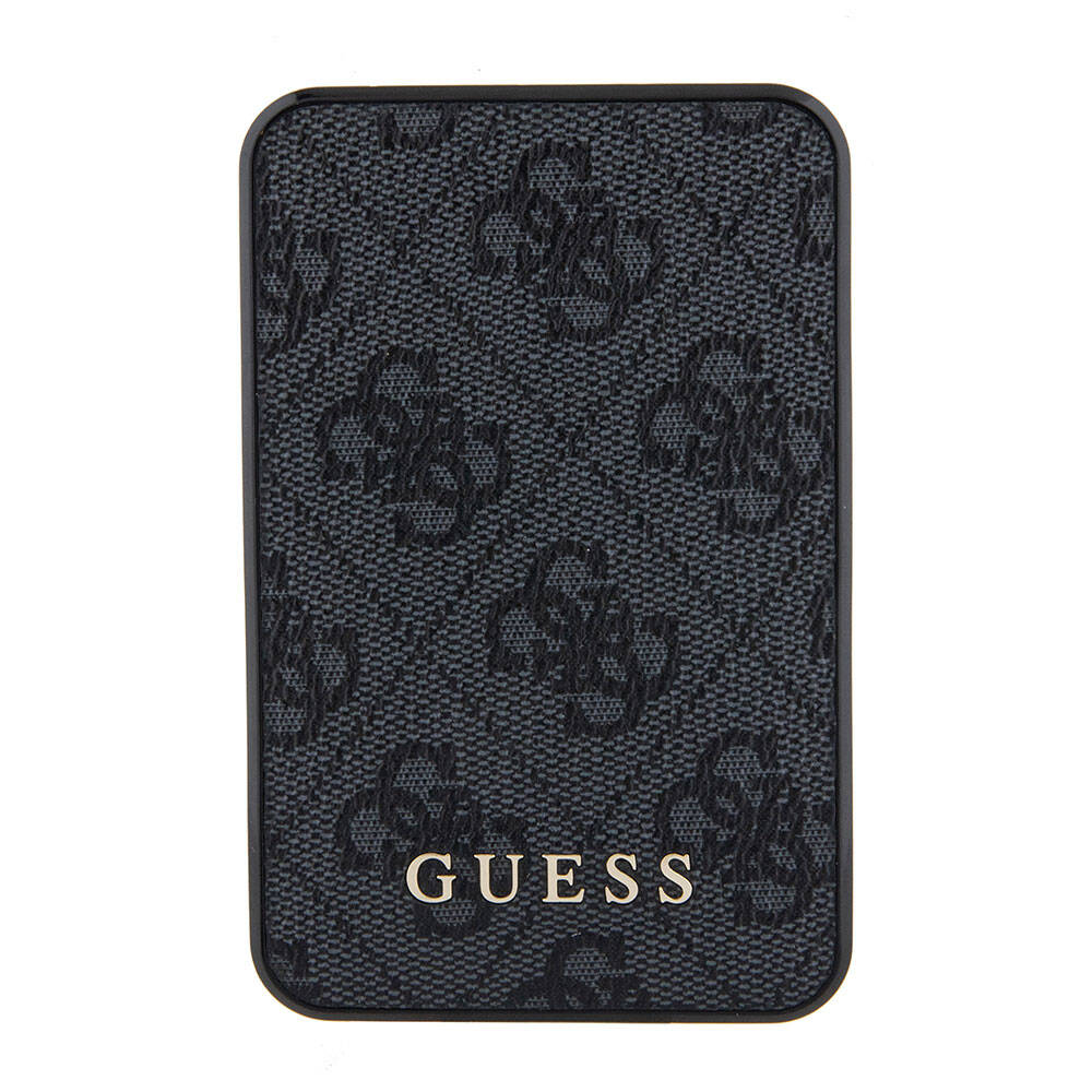 Guess Orijinal Lisanslı PU Deri 4G Desenli Metal Yazı Logolu Powerbank 5000mAh