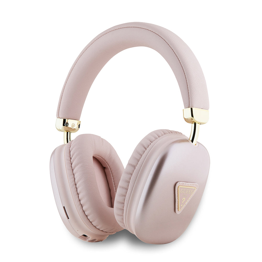 Guess Orijinal Lisanslı PU Üçgen Logolu Kulak Üstü Bluetooth Kulaklık