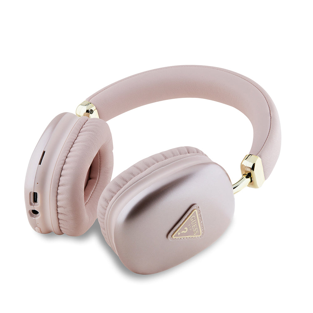 Guess Orijinal Lisanslı PU Üçgen Logolu Kulak Üstü Bluetooth Kulaklık