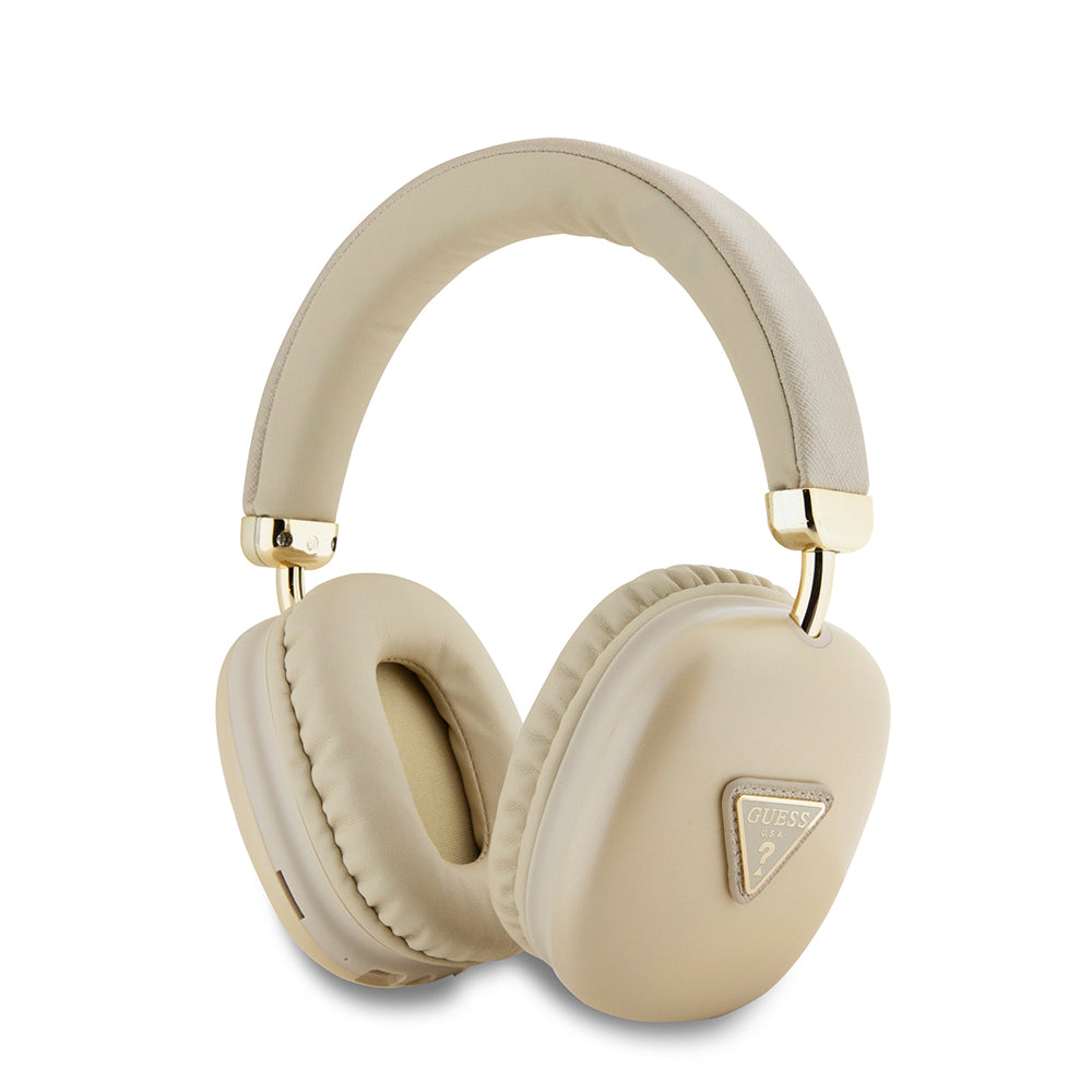 Guess Orijinal Lisanslı PU Üçgen Logolu Kulak Üstü Bluetooth Kulaklık