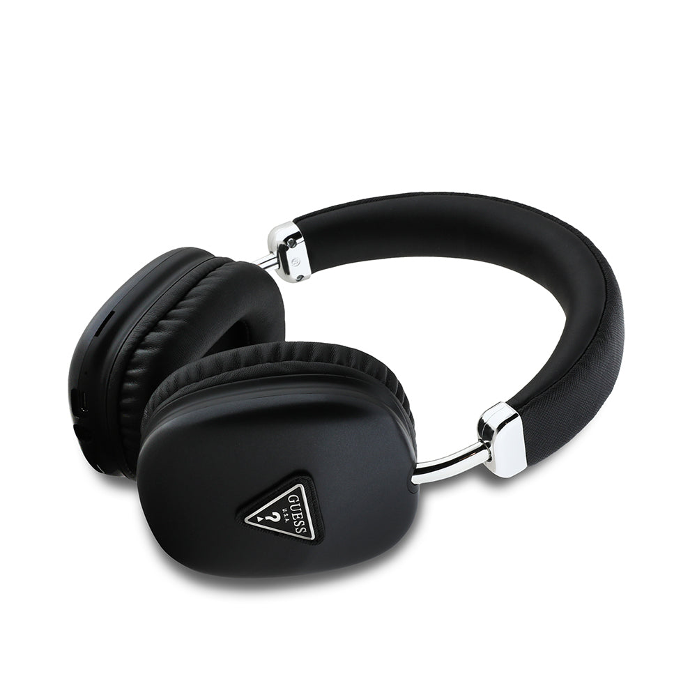 Guess Orijinal Lisanslı PU Üçgen Logolu Kulak Üstü Bluetooth Kulaklık