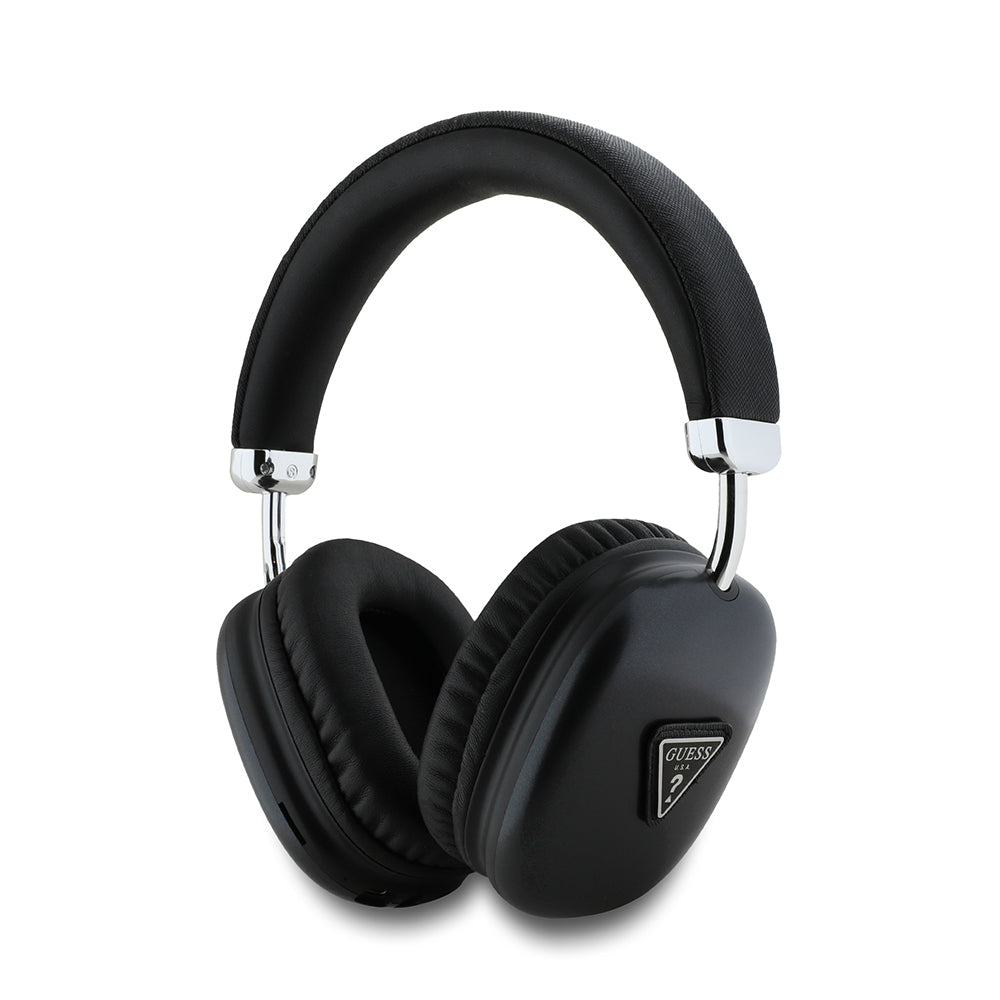 Guess Orijinal Lisanslı PU Üçgen Logolu Kulak Üstü Bluetooth Kulaklık