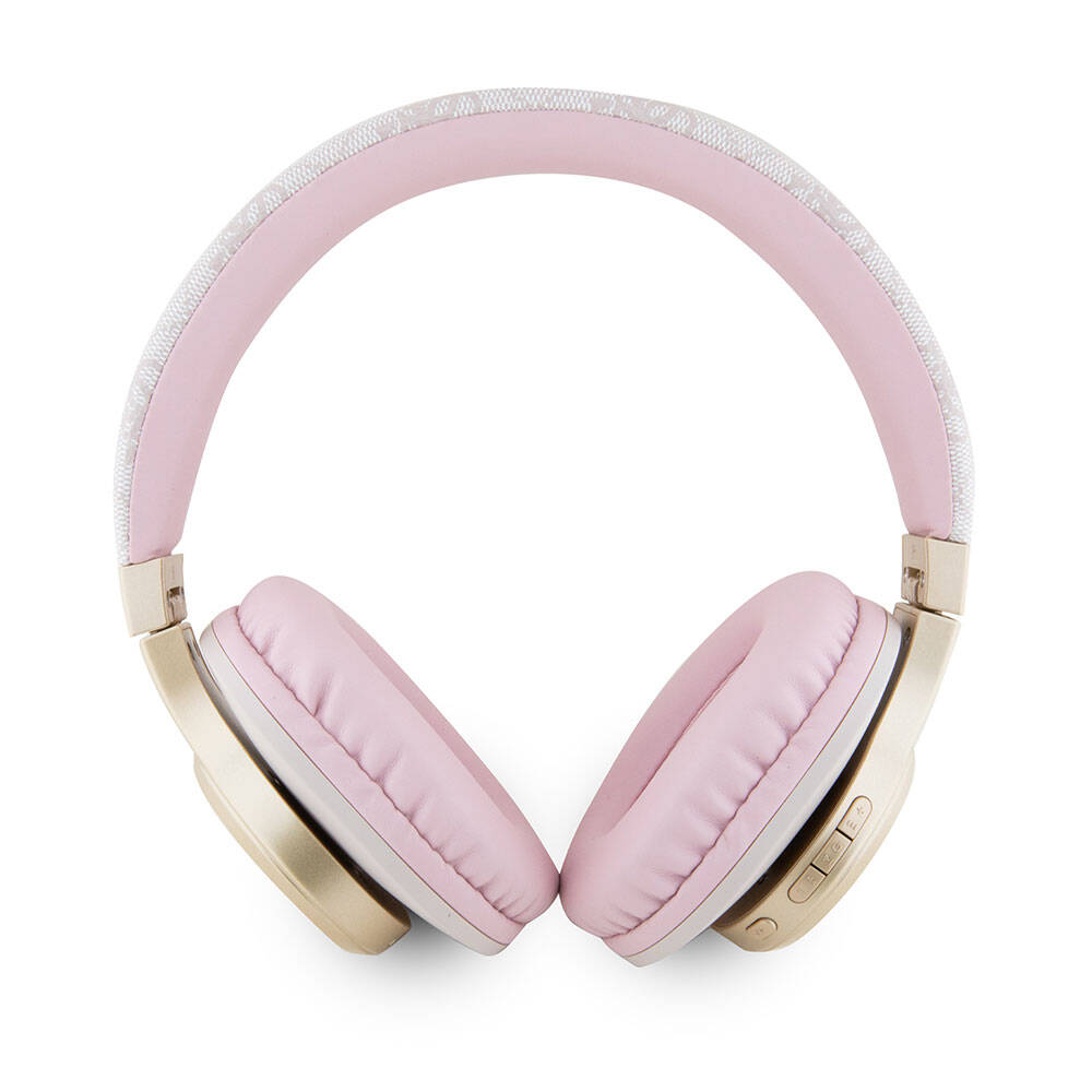 Guess Orijinal Lisanslı Script Gold Serisi Metal Yazı Logolu 4G Desenli Bluetooth Kulaklık