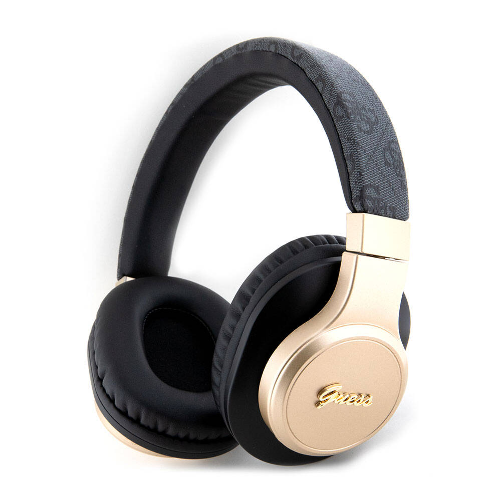 Guess Orijinal Lisanslı Script Gold Serisi Metal Yazı Logolu 4G Desenli Bluetooth Kulaklık