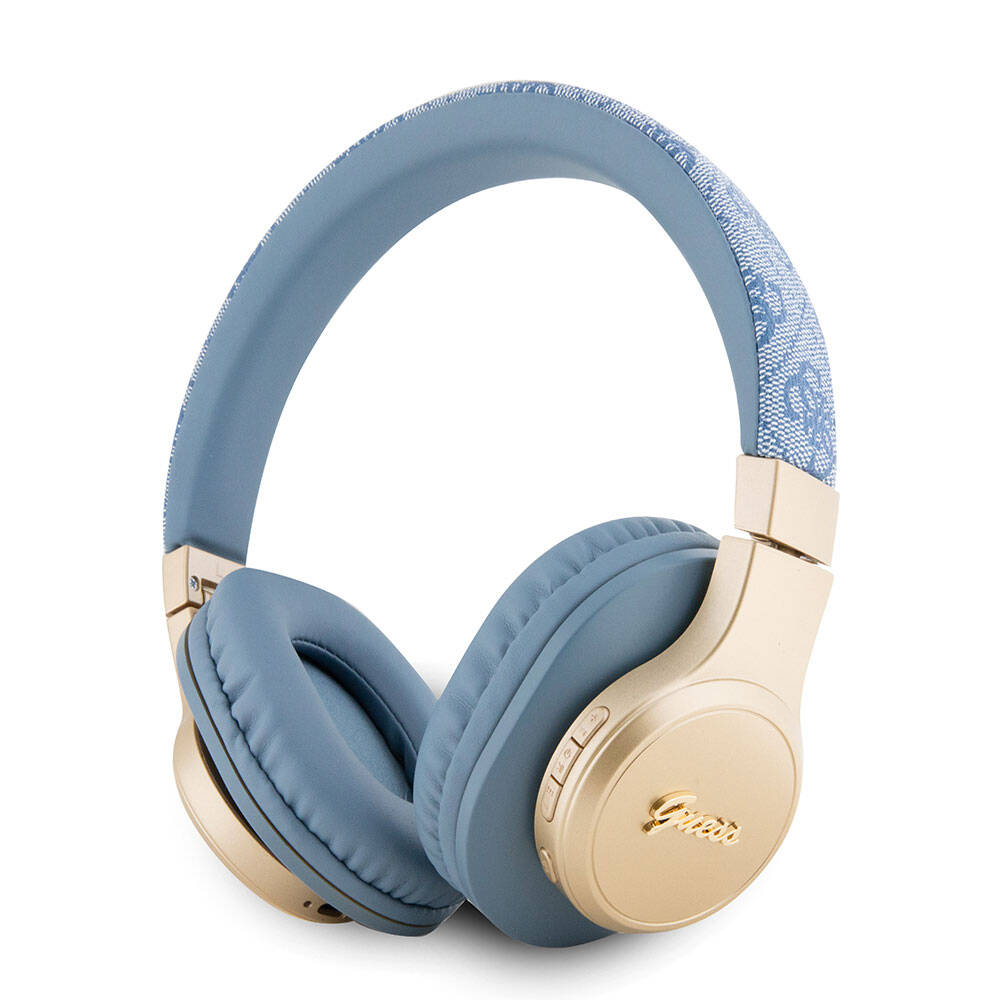 Guess Orijinal Lisanslı Script Gold Serisi Metal Yazı Logolu 4G Desenli Bluetooth Kulaklık