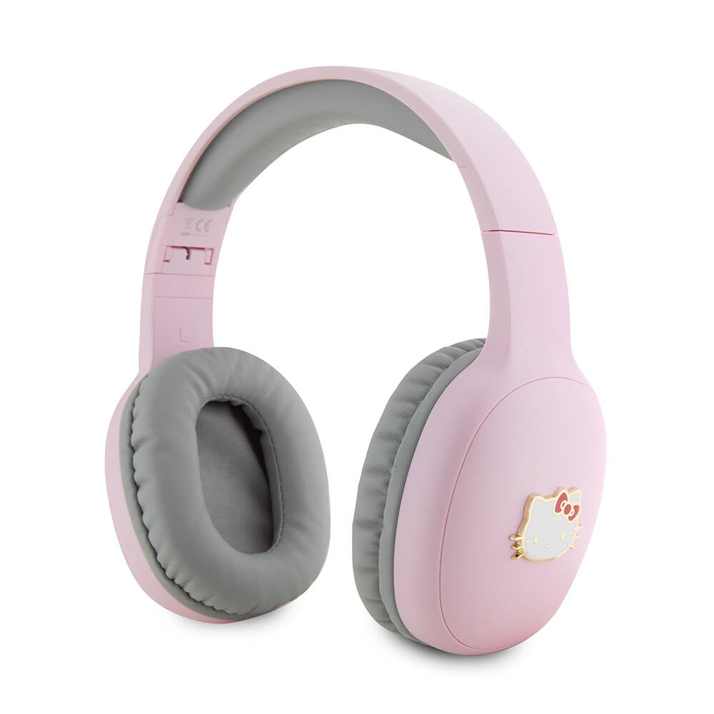 Hello Kitty Orijinal Lisanslı Ayarlanabilir Metal Kitty Logolu Oval Bluetooth 5.3 Kulaklık
