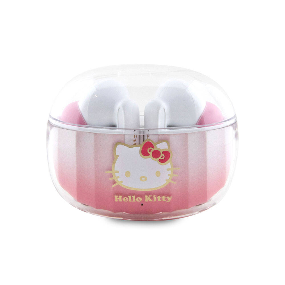 Hello Kitty Orijinal Lisanslı Renk Geçişli Tasarım Elektroplating Logolu TWS Bluetooth Kulaklık