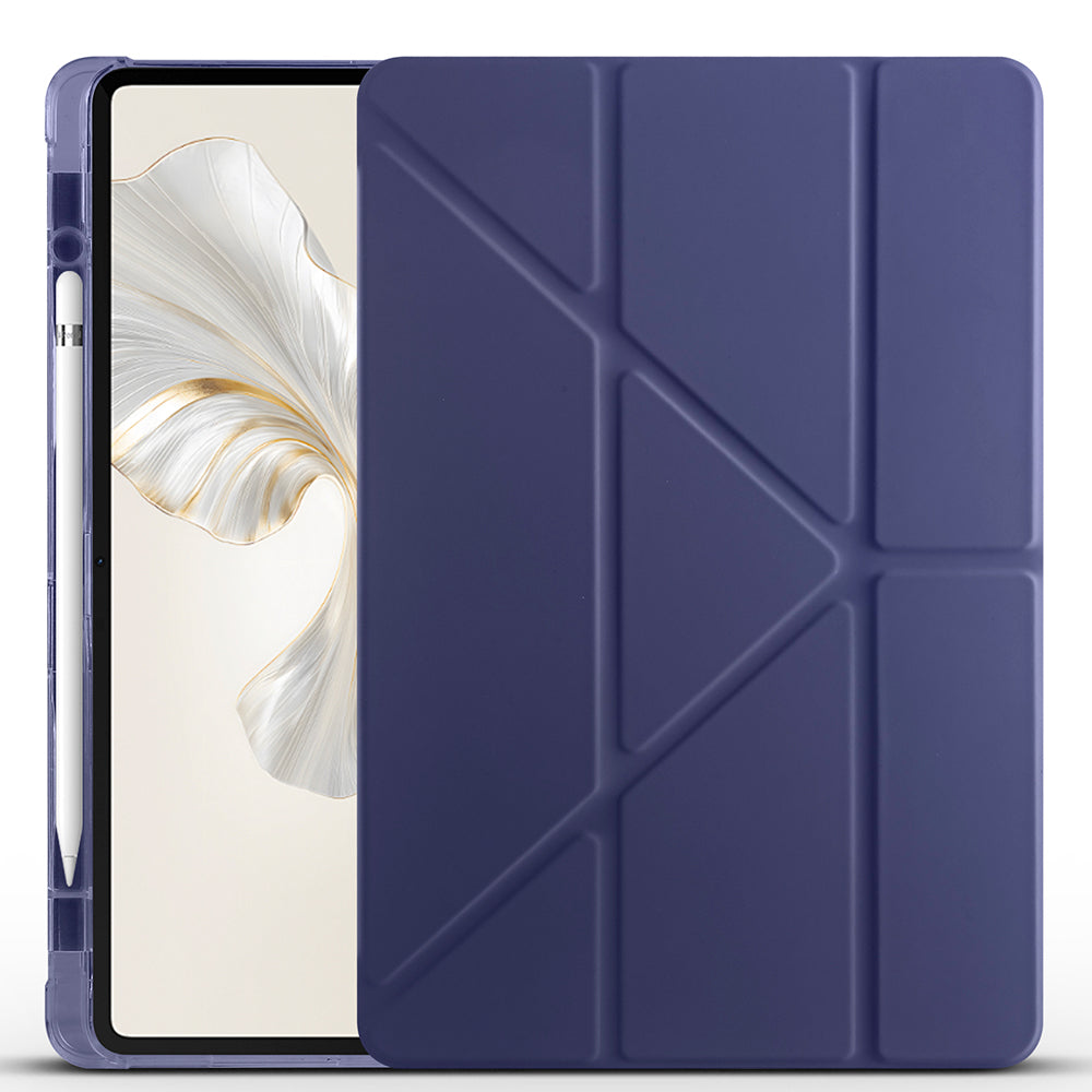 Honor Pad 9 Kılıf Zore Tri Folding Kalem Bölmeli Standlı Kılıf
