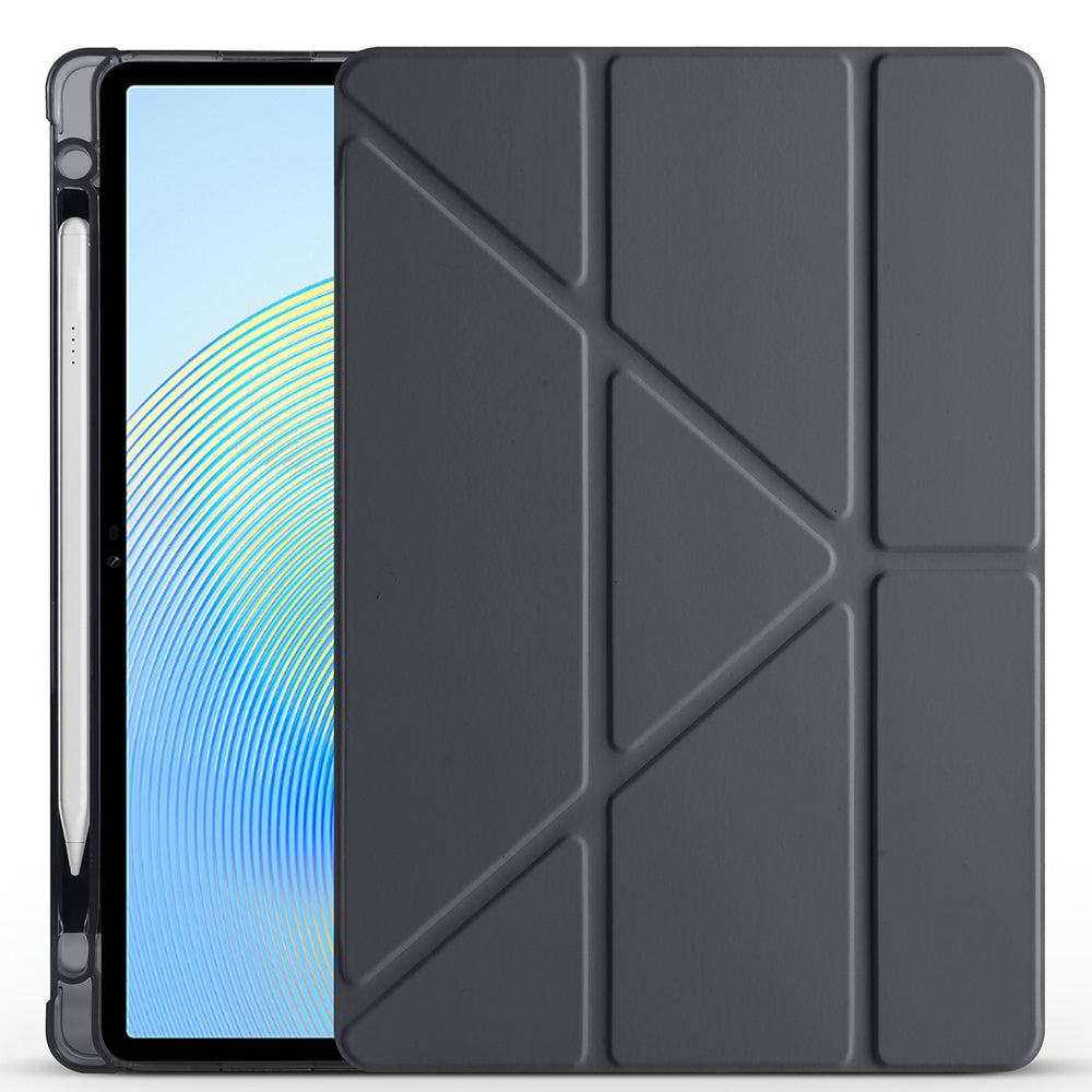 Honor Pad X8A Kılıf Zore Tri Folding Kalem Bölmeli Standlı Kılıf
