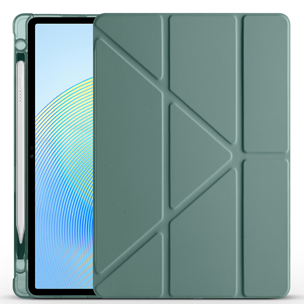 Honor Pad X8A Kılıf Zore Tri Folding Kalem Bölmeli Standlı Kılıf