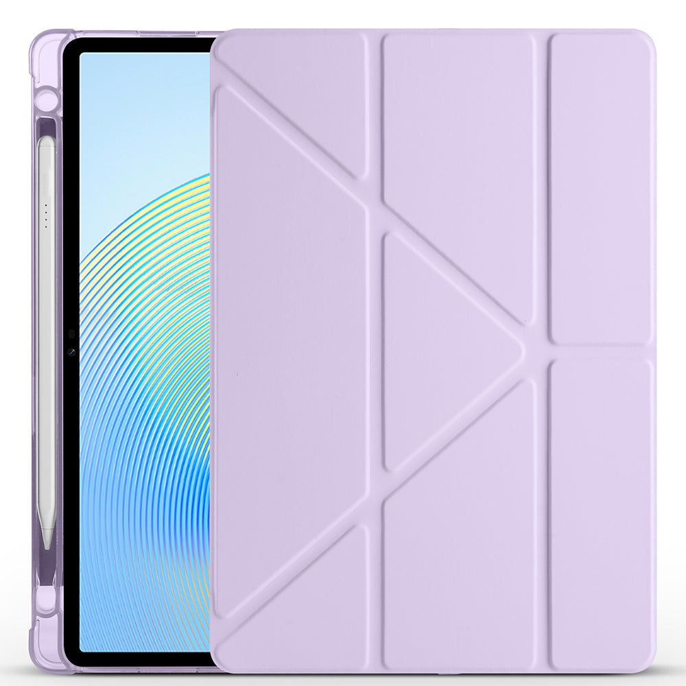 Honor Pad X8A Kılıf Zore Tri Folding Kalem Bölmeli Standlı Kılıf