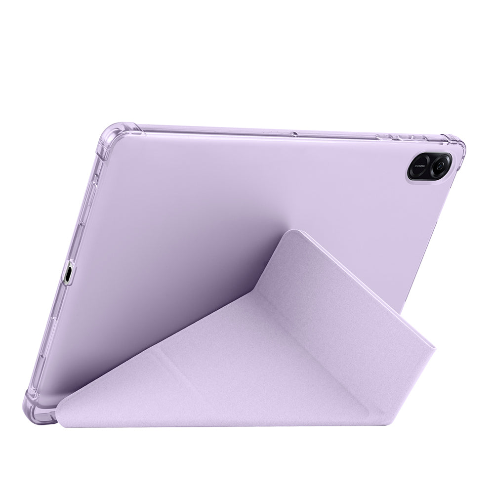 Honor Pad X8A Kılıf Zore Tri Folding Kalem Bölmeli Standlı Kılıf