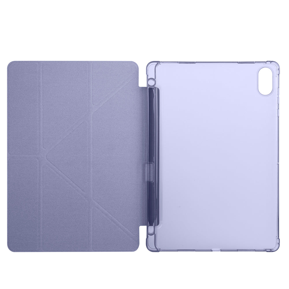 Honor Pad X8A Kılıf Zore Tri Folding Kalem Bölmeli Standlı Kılıf