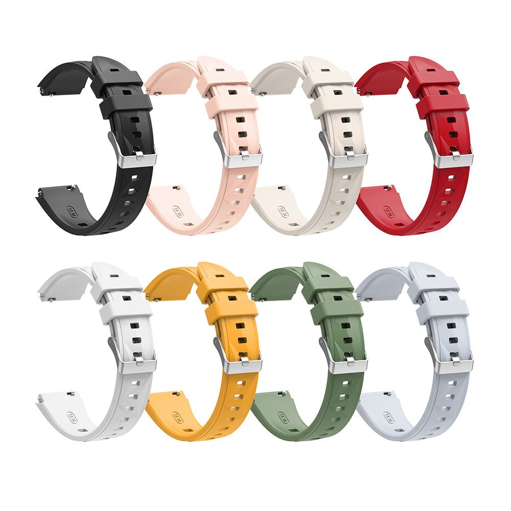 Huawei GT4 41mm Zore KRD-129 18mm Silikon Kordon Strap Kayış