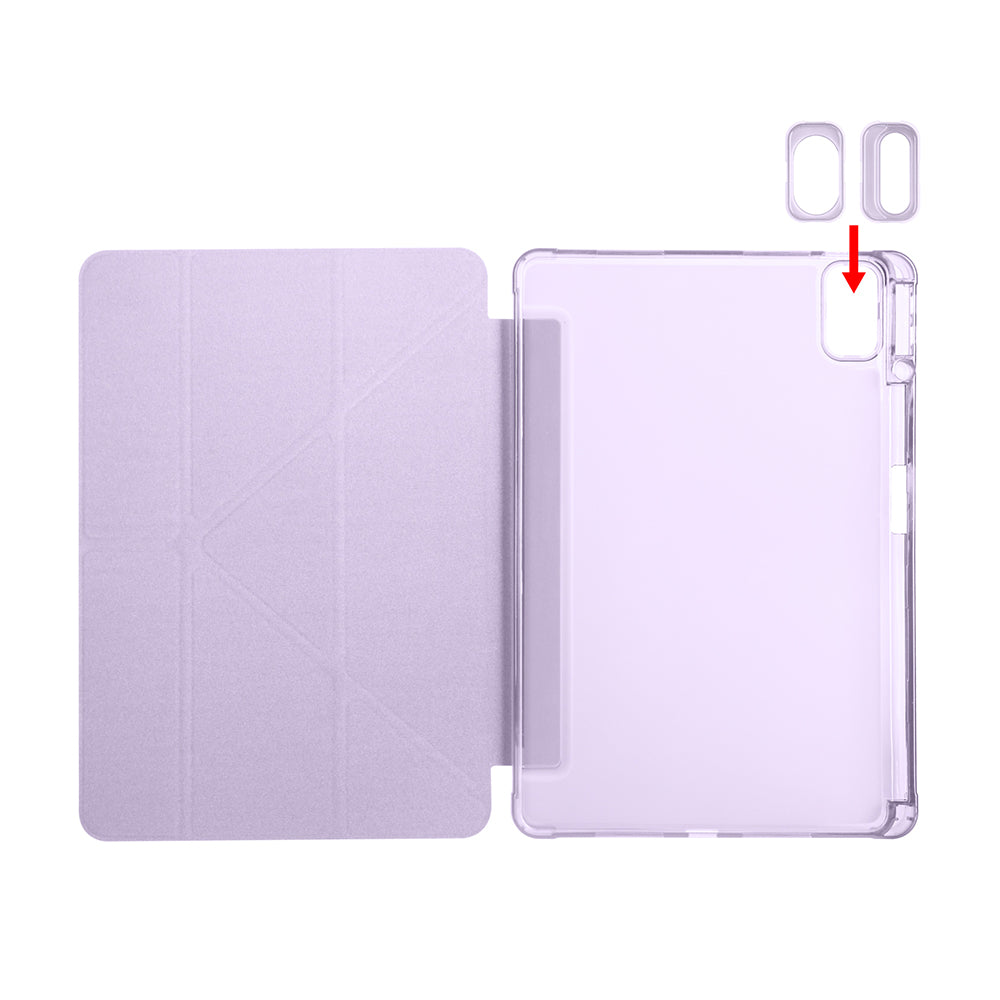 Huawei Matepad SE 11 Kılıf Zore Tri Folding Kalem Bölmeli Standlı Kılıf