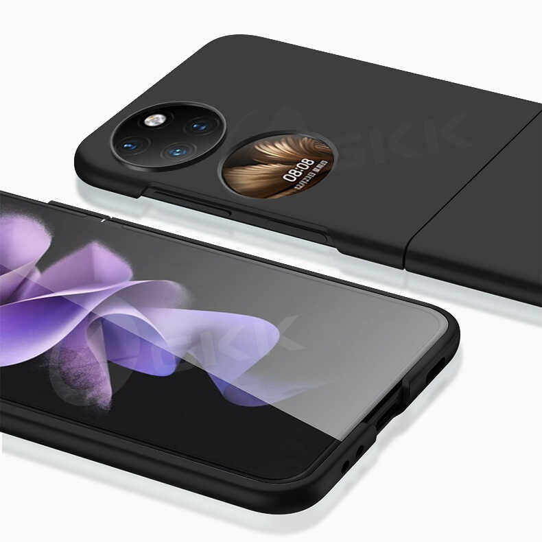 Huawei P50 Pocket Kılıf Zore Sert Kıpta Kılıf