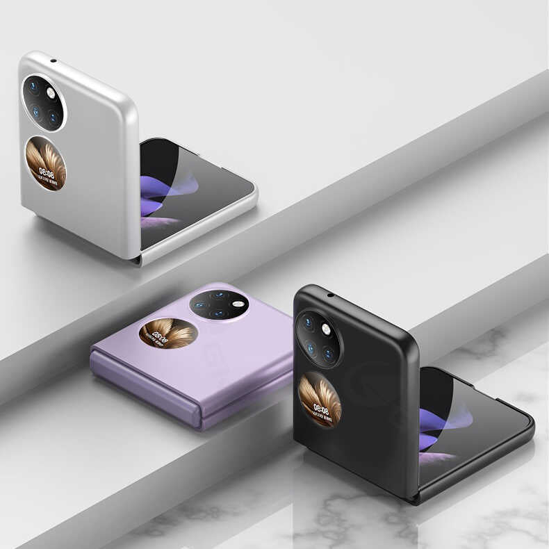 Huawei P50 Pocket Kılıf Zore Sert Kıpta Kılıf