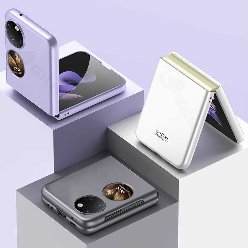 Huawei P50 Pocket Kılıf Zore Sert Kıpta Kılıf
