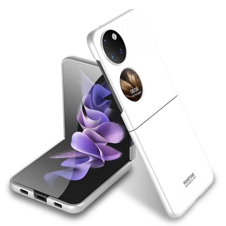 Huawei P50 Pocket Kılıf Zore Sert Kıpta Kılıf