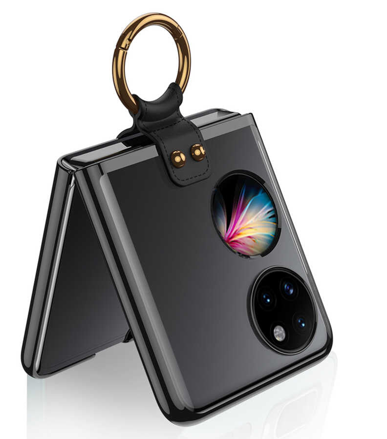 Huawei P50 Pocket Kılıf Zore Yüzüklü Kıpta Kılıf