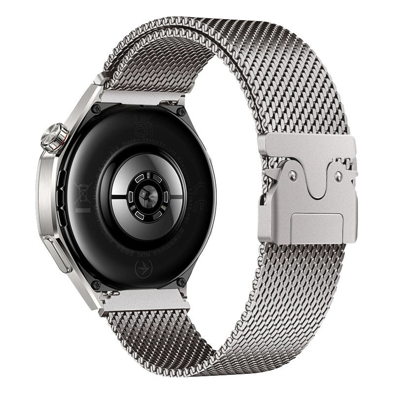 Huawei Watch Fit 3 22mm Zore KRD-25 Metal Hasır Kordon