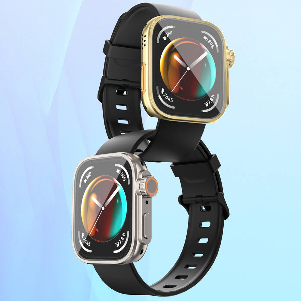 Huawei Watch Fit 3 to Watch Ultra 49mm Kasa Dönüştürücü ve Ekran Koruyucu Zore Watch Gard 33