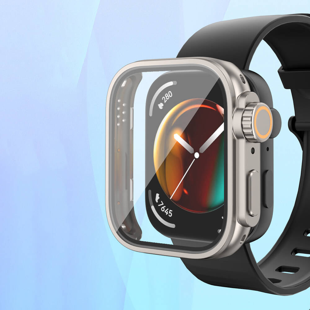 Huawei Watch Fit 3 to Watch Ultra 49mm Kasa Dönüştürücü ve Ekran Koruyucu Zore Watch Gard 33